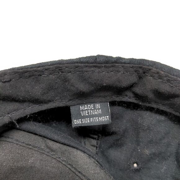 Unbranded Men's Strapback Hat Black Green OSFM Embroidered Clover Logo - Picture 7 of 7